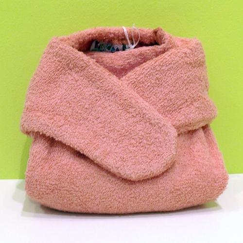Pañal rosa ajustado de algodón Talla M/L